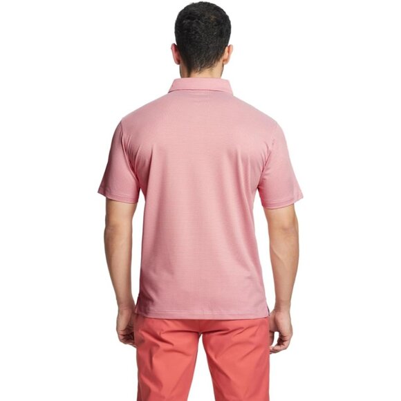 M MAELREG Men's Short Sleeve Dry Fit Light Pink Performance Polo Size XL  NWT - Picture 4 of 6